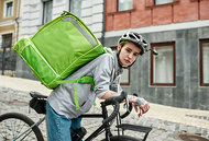 kids with backpacks - Copyright – Stock Photo / Register Mark