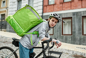kids with backpacks - Copyright – Stock Photo / Register Mark