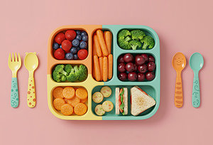 The Right Plate for Kids - Copyright – Stock Photo / Register Mark