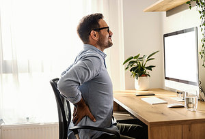 Sitting Can Be a Real Pain - Copyright – Stock Photo / Register Mark