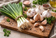 Why Garlic Is Good for You - Copyright – Stock Photo / Register Mark
