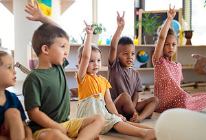 kids exercising - Copyright – Stock Photo / Register Mark