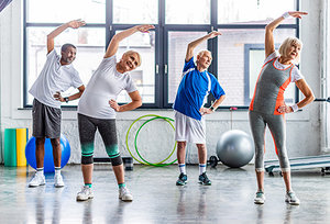 senior exercising - Copyright – Stock Photo / Register Mark