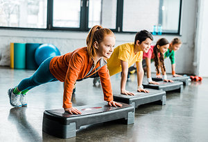 kid exercise - Copyright – Stock Photo / Register Mark