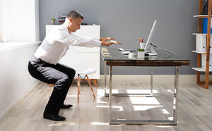 office exercise - Copyright – Stock Photo / Register Mark