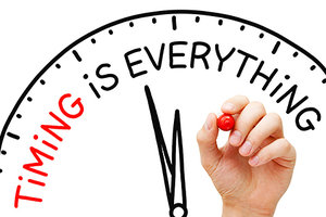 timing is everything - Copyright – Stock Photo / Register Mark